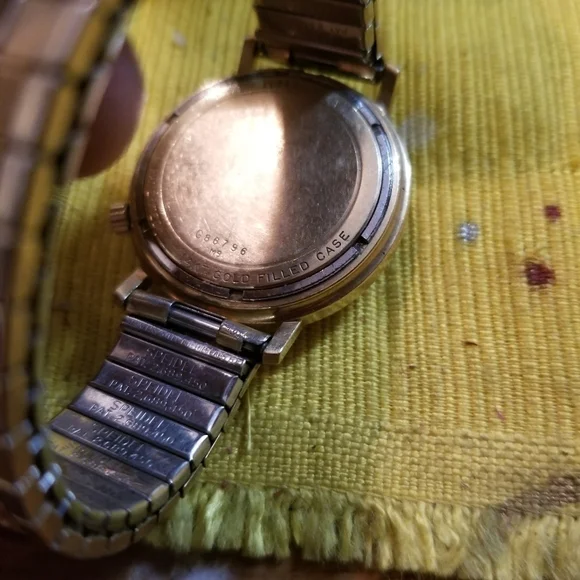 Rare Vintage 60s Bulova Accutron MO 14k Gold Filled Mens Watch - Picture 6 of 9